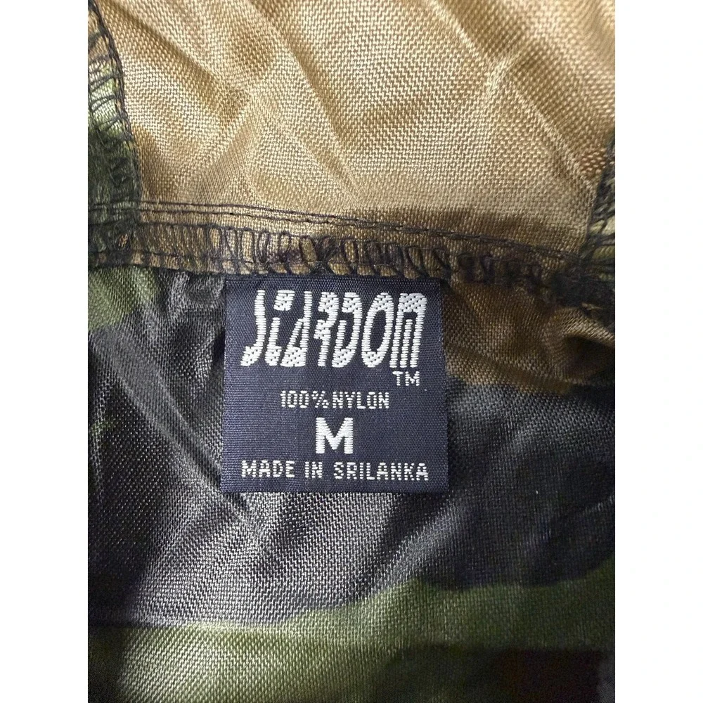 VTG STARDOM Camouflage Anorak‎ Jacket Hooded Pullover Lightweight Nylon Size M